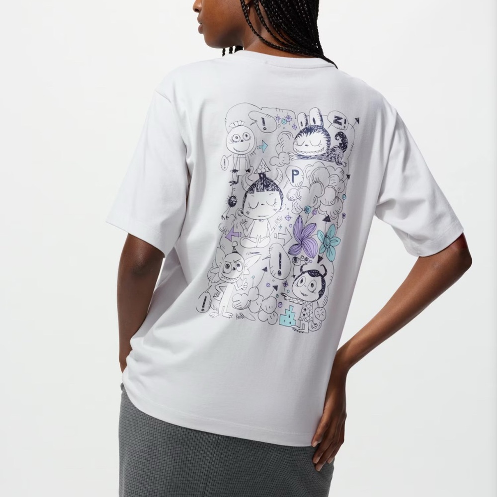 POP MART The Monsters Graphic T-Shirt size XL